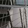 rvs balustrade met knieregels op trappen