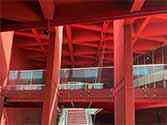 Volledig glazen balustrade met rvs handregel