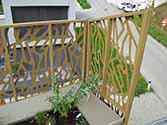 Stalen balustrade op dakterras