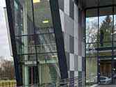RVS glazen balustrade in het trappenhuis